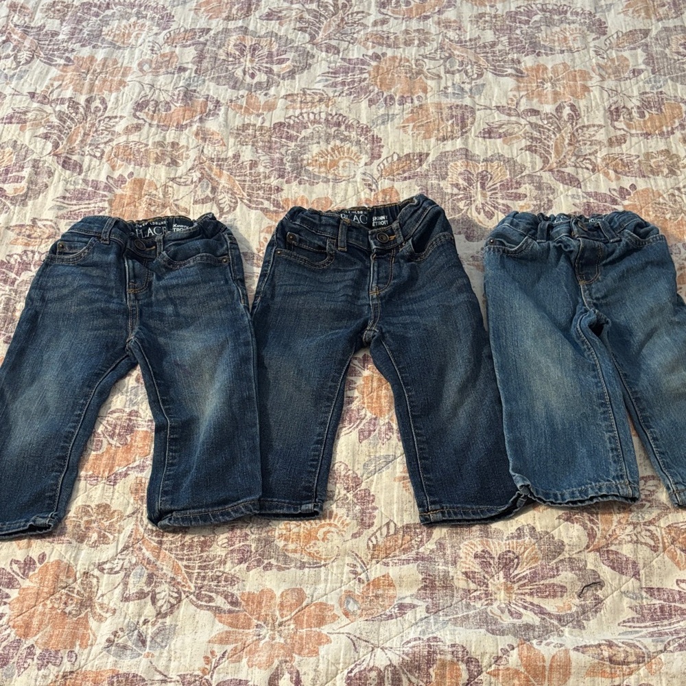 The Children's Place Classic Indigo Jeans Trio